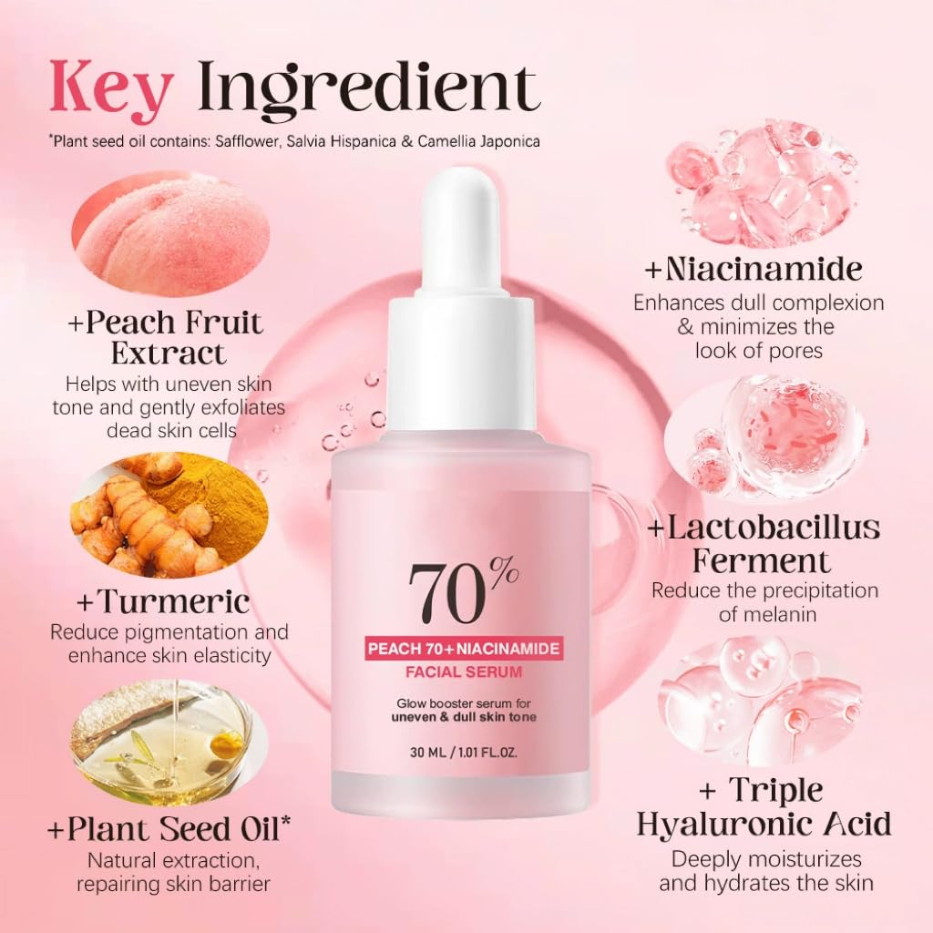 Anua Peach 70% Niacin Brightening Hydrating Face Serum