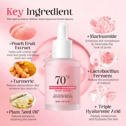 Anua Peach 70% Niacin Brightening Hydrating Face Serum