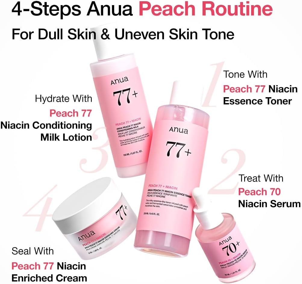 Anua Peach 77% Niacin Essence Toner