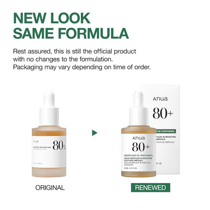 Anua Heartleaf 80% Soothing Ampoule Hydration Facial Serum