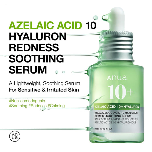 Anua Azelaic Acid 10% Hyaluron Redness Soothing Serum