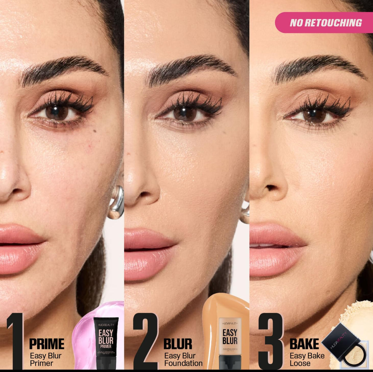 Huda Beauty Easy Blur Primer Silicone - Free Smoothing Primer