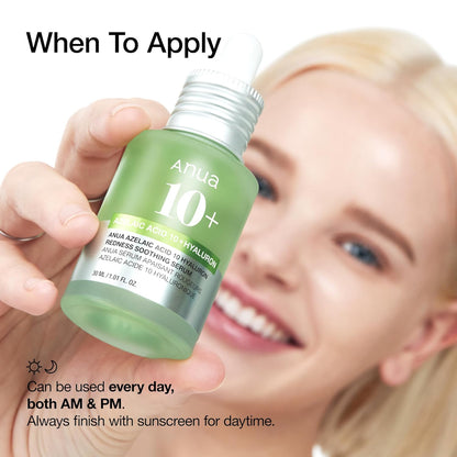 Anua Azelaic Acid 10% Hyaluron Redness Soothing Serum