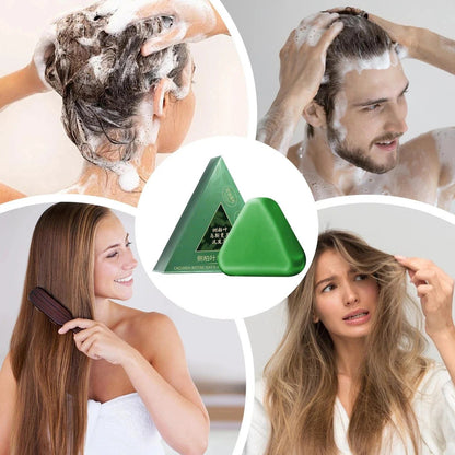 Herbal - Nature Triangle Shampoo Bar