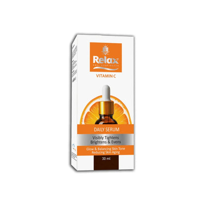 Relax Vitamin C Daily Serum - Skin Brightening & Tightening Formula