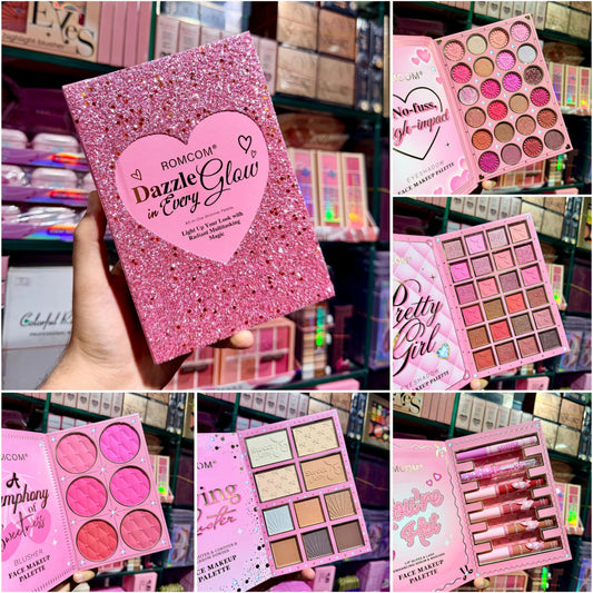 RomCom Dazzle Glow – All-in-One Makeup Book Palette