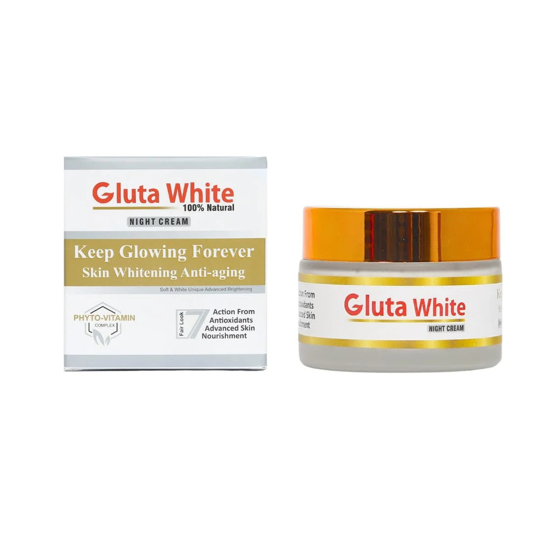 Gluta White Extreme Strong Light up & Anti-Aging Night Cream