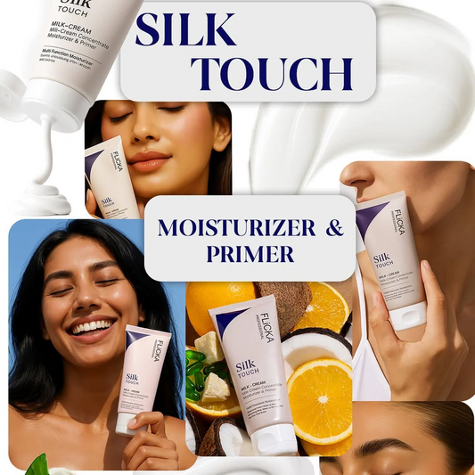 Flicka Silk Touch - 3 in 1 Moisturizer, Primer & Sunscreen for Face